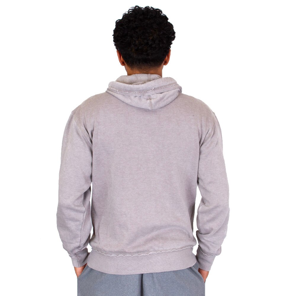 Arched Oregon, Blue 84, Grey, Hoodie, Cotton Blend, Men, Unisex, Burnout, Raw Edges, Pullover, Sweatshirt, 934620